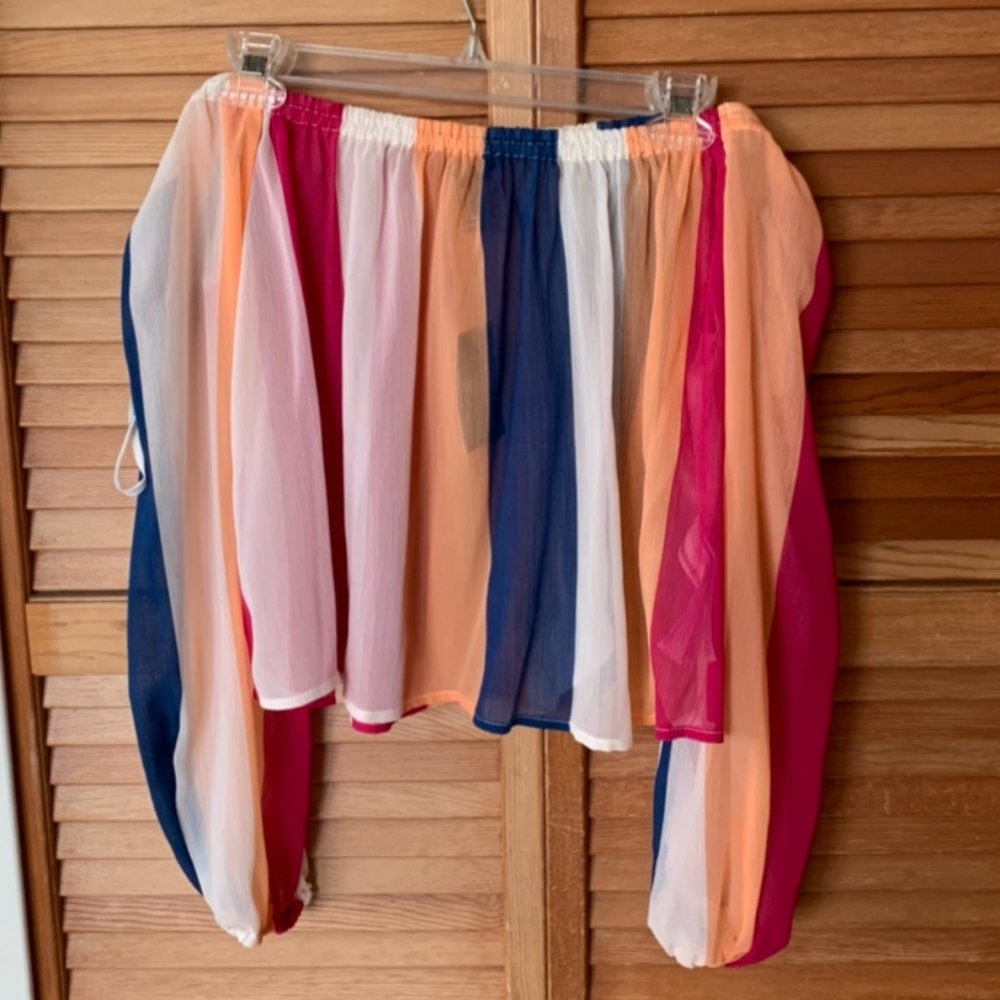 Women's Woven Top/Off Shoulder